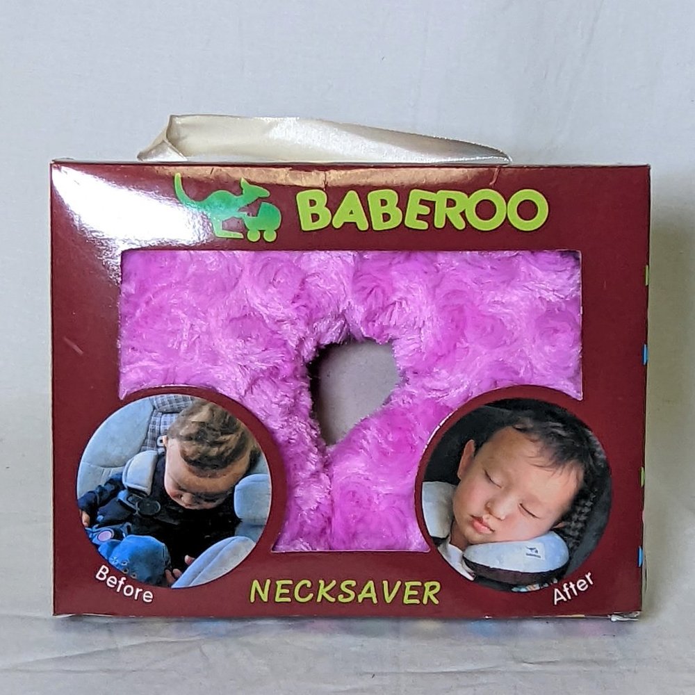 Fuzzy Purple Baby Neck Pillow